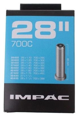 Impac Chambre À Air 28 / 28/47-622/635 - 40Mm Valve