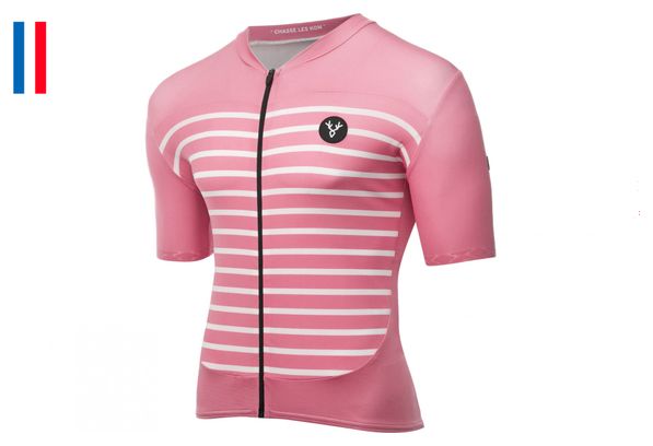 Maillot mangas cortas LeBram Ventoux Salmón