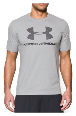 UA CC Sportstyle Logo Tee 1257615-025 Homme T-shirt Gris