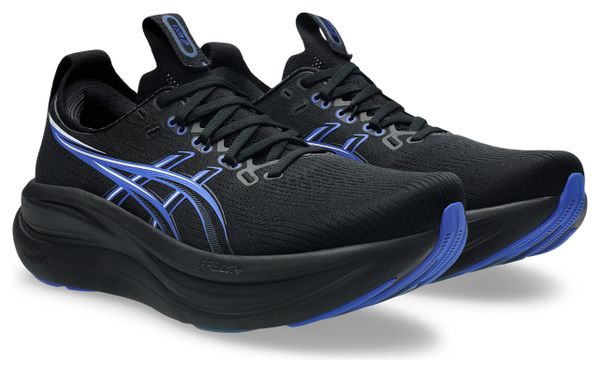 Asics Gel-Nimbus 28 Running Shoes for Men, Black/Blue