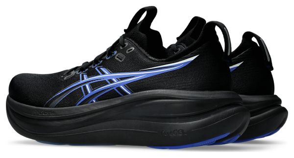 Asics Gel-Nimbus 28 Running Shoes for Men, Black/Blue