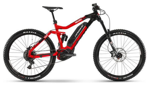 Haibike XDURO Nduro 2.0 2019 Full Suspension MTB 27.5'' Sram NX 11v Red Black