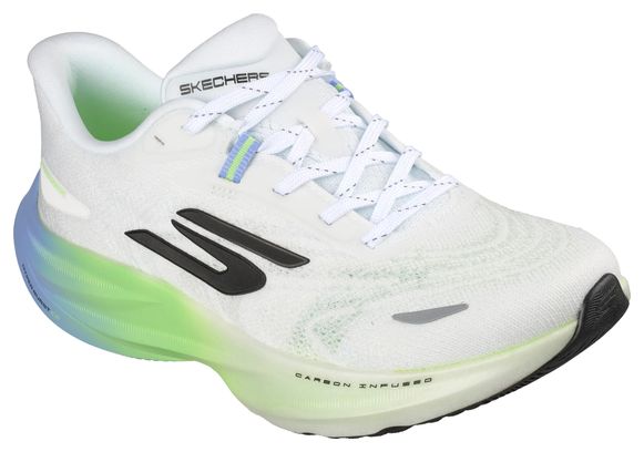 Skechers Aero Spark Laufschuhe für Damen, Weiß/Grün