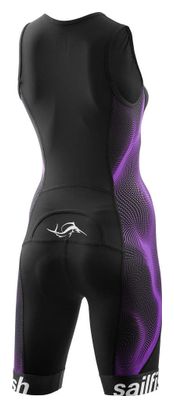 Sailfish Womens Trisuit Comp Womens Trisuit Suit Black Purple