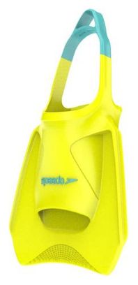Paar Speedo Biofuse Fitnessflossen - Hyper Gelb/Arctic Glass
