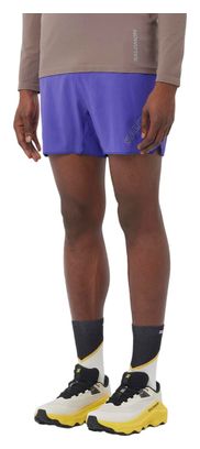 Pantaloncini Salomon Sense Aero 5in Blue da uomo