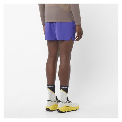 Pantaloncini Salomon Sense Aero 5in Blue da uomo