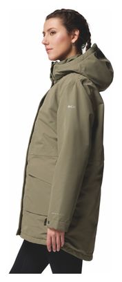 Columbia Pulaski Women's Waterproof Parka mit Kapuze Grün