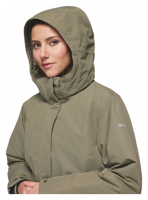 Columbia Pulaski Women's Waterproof Parka mit Kapuze Grün