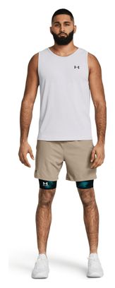 Heren Under Armour Vanish 6in Beige Korte Broek