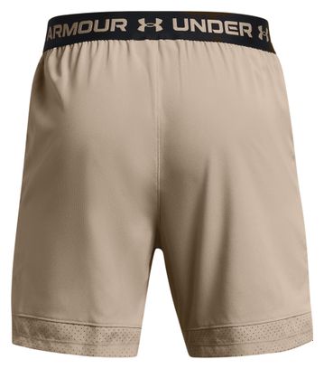 Heren Under Armour Vanish 6in Beige Korte Broek