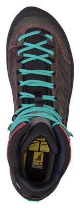 Salewa Mountain Trainer Mid Gore-Tex Damen Wanderschuhe Braun / Blau