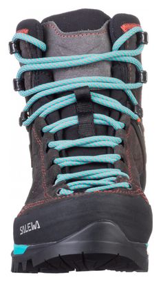 Salewa Mountain Trainer Mid Gore-Tex Damen Wanderschuhe Braun / Blau