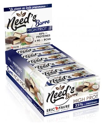 Barre protéinée Eric Favre Need's High Protein 60g Coco