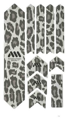 Kit Protection de Cadre ALL MOUNTAIN STYLE Honey Comb XL 10 pcs - Cheetah
