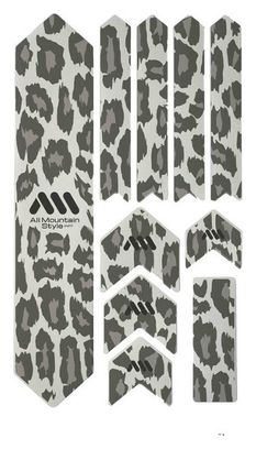 ALL MOUNTAIN STYLE XL Frame Guard Kit - 10 pcs - Cheetah