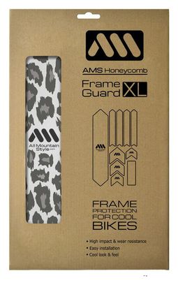 ALL MOUNTAIN STYLE Honey Comb XL Frame Protector Kit 10 stuks - Cheetah