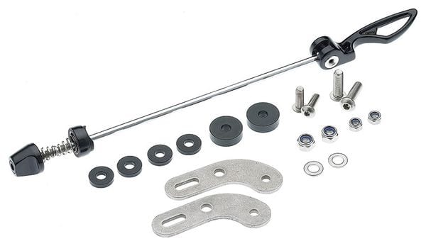 Tubus Rear Carrier Adapter Set For QR-Axle-Mounting (Large) for Dropout Without Eyelets