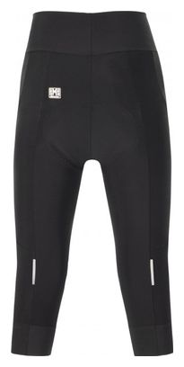 Dames 3/4 Bibtights Santini Alba Zwart