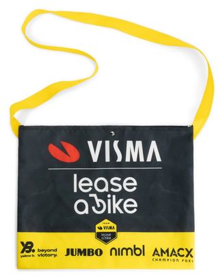 Visma-Team-Tasche | Lease a Bike Schwarz/Gelb 2026