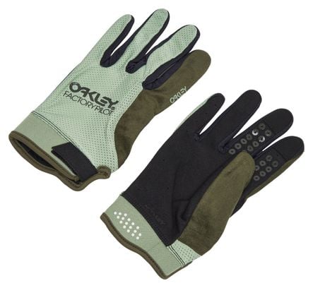 Oakley All Mountain MTB Long Gloves Green/Black