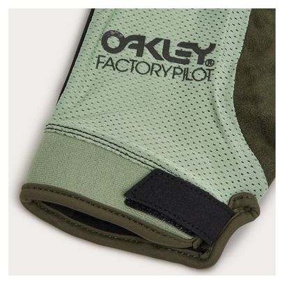 Oakley All Mountain MTB Long Gloves Green/Black