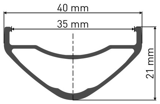 Roue Avant DT Swiss HX 1700 Spline 29'' 35 mm | Boost 15x110 mm | 6 Trous |