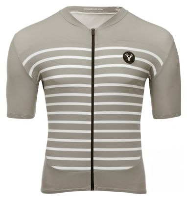 LeBram Ventoux Short Sleeve Jersey Gray Slim Fit