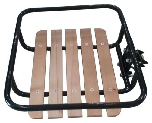 Porte-bagages Avant Vélo Noir Alu 30x14x27,4cm