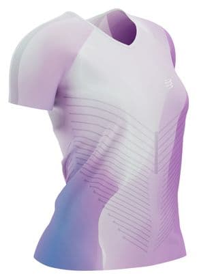 Compressport Performance Women's Short Sleeve Jersey Purple