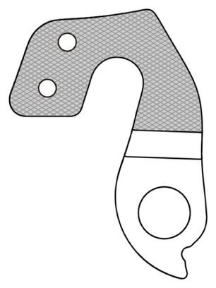 Patte derailleur alu  adaptable    cadre bh (gh - 262)