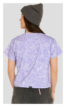 T-Shirt Crop Top DHaRCO Violet Femme