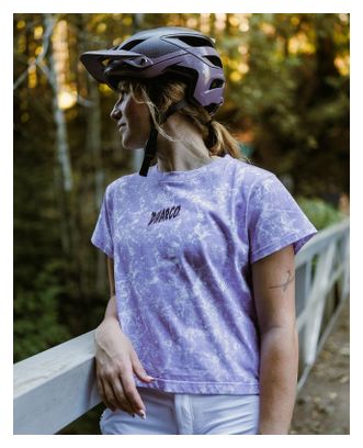T-Shirt Crop Top DHaRCO Violet Femme