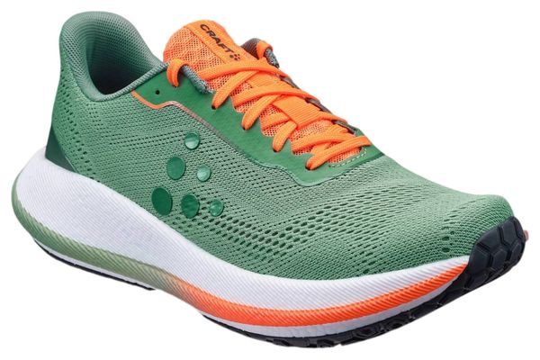Chaussures Running Craft Pacer 2 Vert/Orange Homme