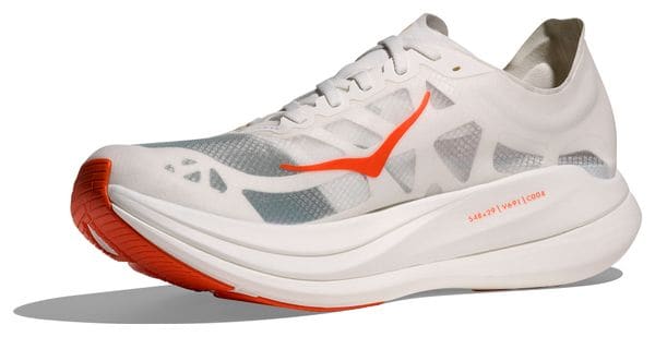 Chaussures Running Hoka Rocket X 2 Blanc/Rouge/Rose Unisexe