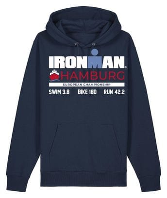 Felpa con cappuccio Ironman Hamburg Navy