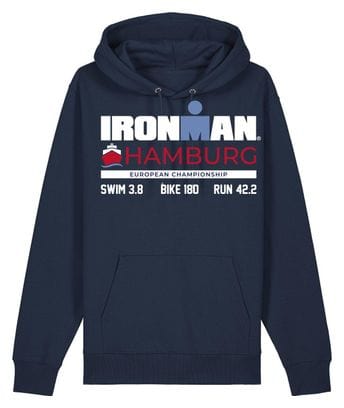 Felpa con cappuccio Ironman Hamburg Navy