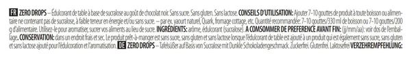 Zero Drops (50ml) - Biotech Usa - Chocolat Noir - Arômes Et édulcorants