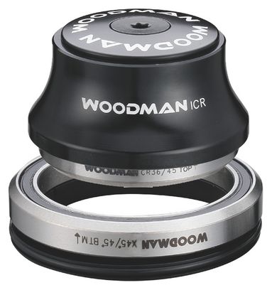 WOODMAN Headset AXIS AA - SICR Halbintegrierte Tapered 1&#39;&#39;1 / 8 - 1.5 &#39;&#39; XS SPG Schwarz