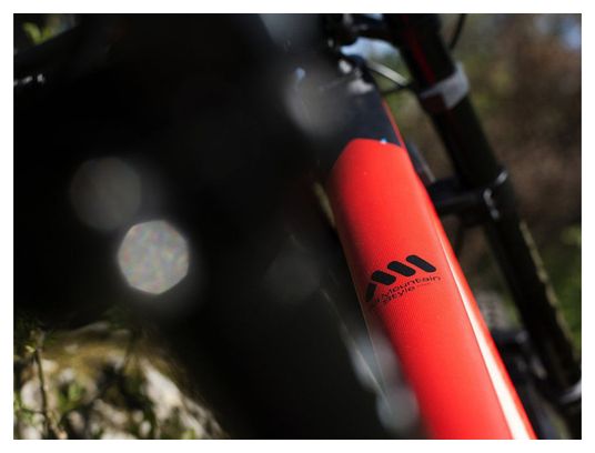 ALL MOUNTAIN STYLE XL Frame Guard Kit - 10 piezas - Rojo