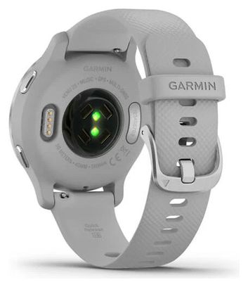 Reloj GPS Garmin Venu 2S plateado / gris claro