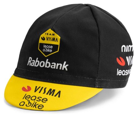 Nimbl Team Visma Racing Cap | Lease a Bike Black/Yellow 2026