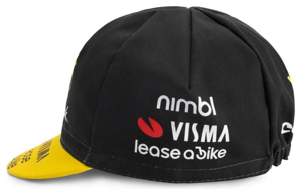 Nimbl Team Visma Racing Cap | Lease a Bike Black/Yellow 2026
