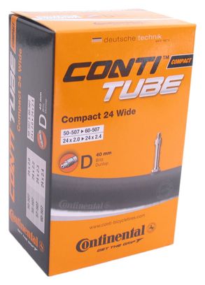 Continental Chambre À Air 24 Compact Wide - 50/60-507 - Dv40Mm Valve