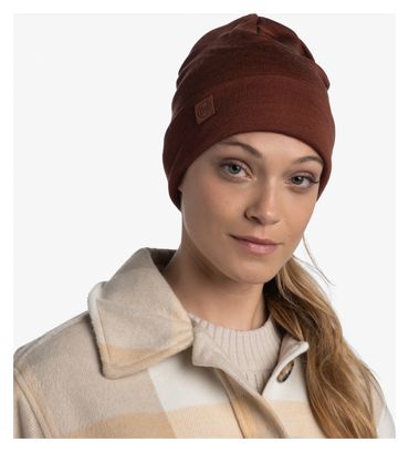 Gorro unisex Buff Merino Heavyweight Burdeos