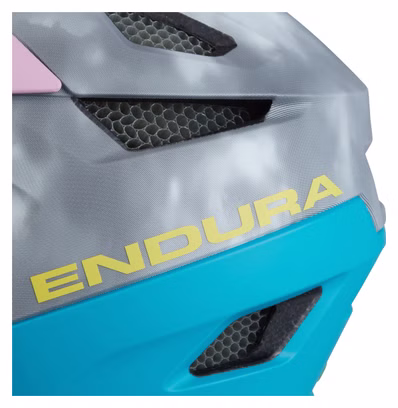 Endura MT500 Mips Grey/Blue Casco Integrale Unisex