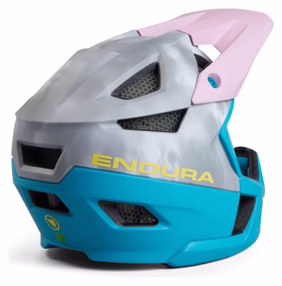 Endura MT500 Mips Grey/Blue Casco Integrale Unisex