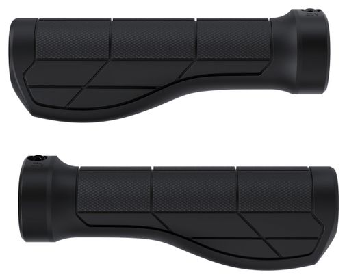 Ein Paar ergonomische MTB-Griffe „Trek Ergonomic Comp“ in Schwarz