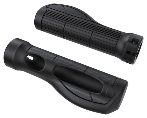 Ein Paar ergonomische MTB-Griffe „Trek Ergonomic Comp“ in Schwarz