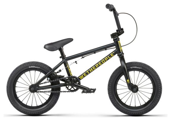 BMX Freestyle WeThePeople Riot 14.5TT matt Schwarz / Gelb